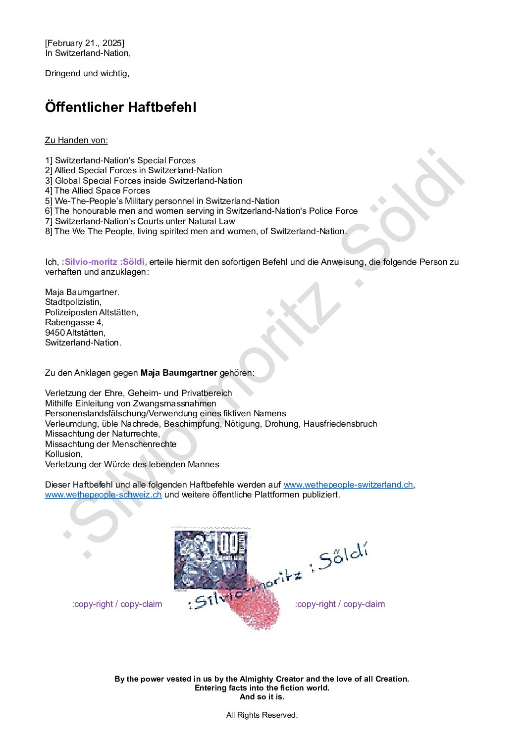 Arrest Warrants Bundle 25