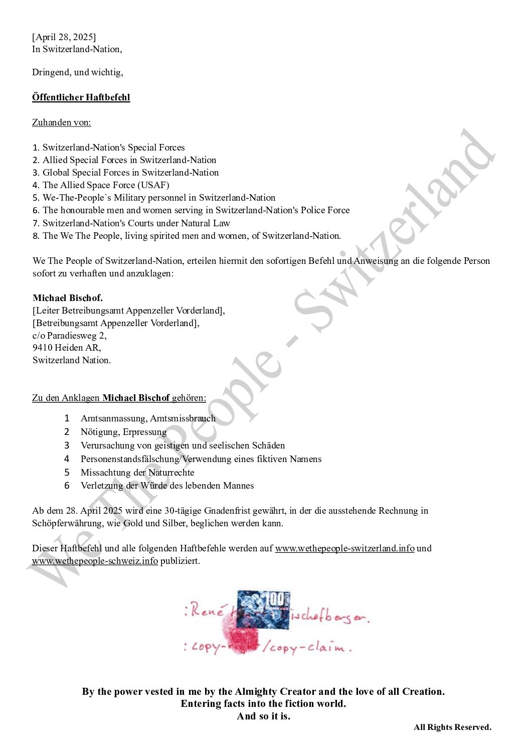 Arrest Warrants Bundle 27